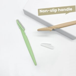 eco friendly custom mini makeup tools ergonomic eye brow remover eyebrow trimmer portable and safe with eyebrow blade