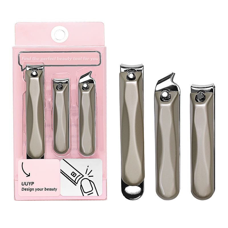 onglerie professionnel manicure set pedicure kit flat angled 3pcs nail clipper for thick nails for fingernails and toenails onglerie professionnel manicure set pedicure kit flat angled 3pcs nail clipper for thick nails for fingernails and toenails