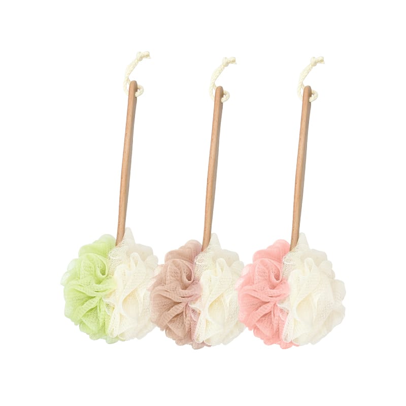 wholesales bath tile cleaning brush body wash bath sponge brush handle large natural loofah bath sponge