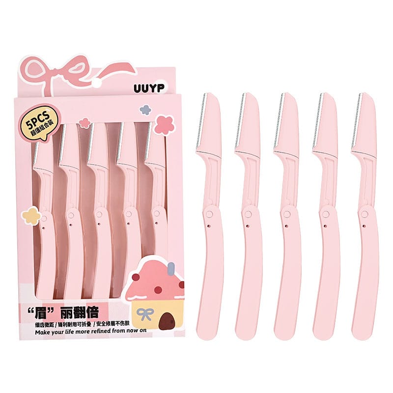 facial hair removal for ladies eyebrow razor face razor eyebrow trimmer for women 5pcs set two colors good packaging facial hair removal for ladies eyebrow razor face razor eyebrow trimmer for women 5pcs set two colors good packaging